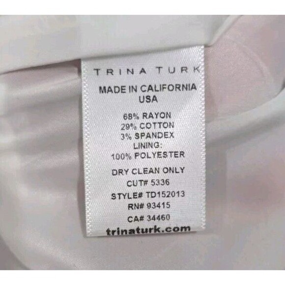 Trina Turk Mod Colorblock Sleeveless Sheath Dress Vibrant Multicolor Mini Size 4 - Picture 11 of 11